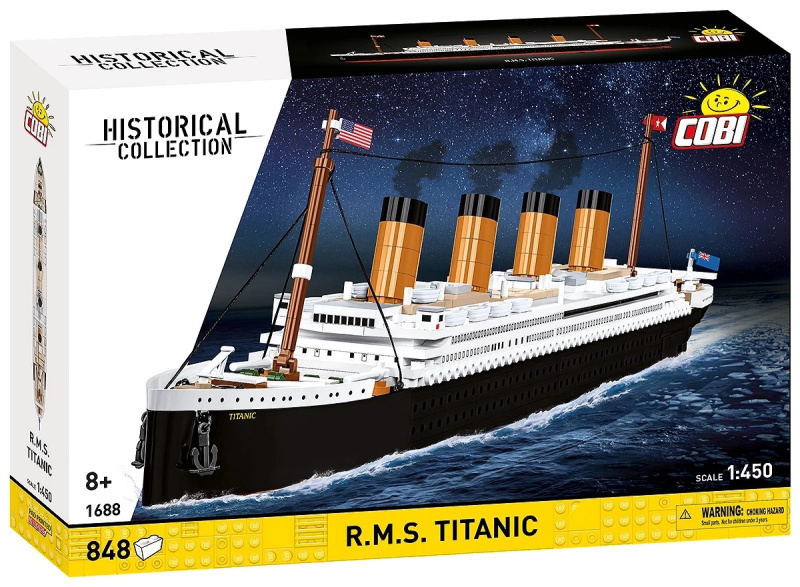 Stavebnice RMS TITANIC 1:450, 848 dílků