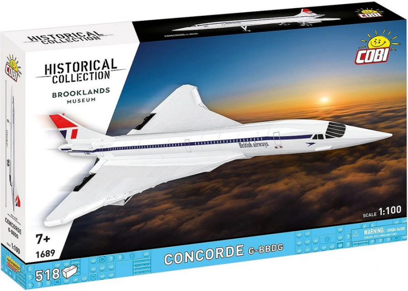 Cobi 1689 concorde z brooklands museum, 1:100, 518 k
