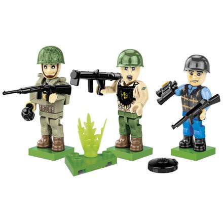 COBI 3 figurky s doplňky D-Day 1944, 30 k