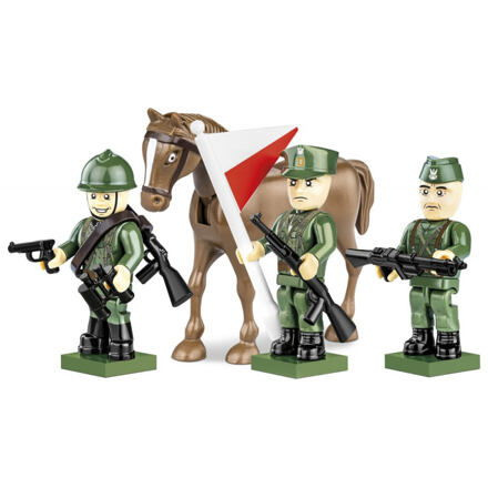 COBI 3 figurky s doplňky Polská armáda 1939, 30 k