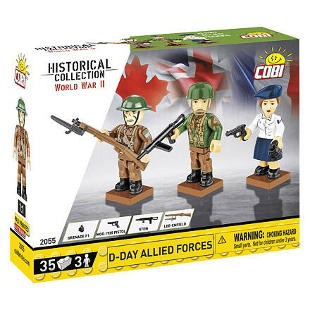 COBI 2055 Figurky vojáků Spojenecké síly Den D 1944