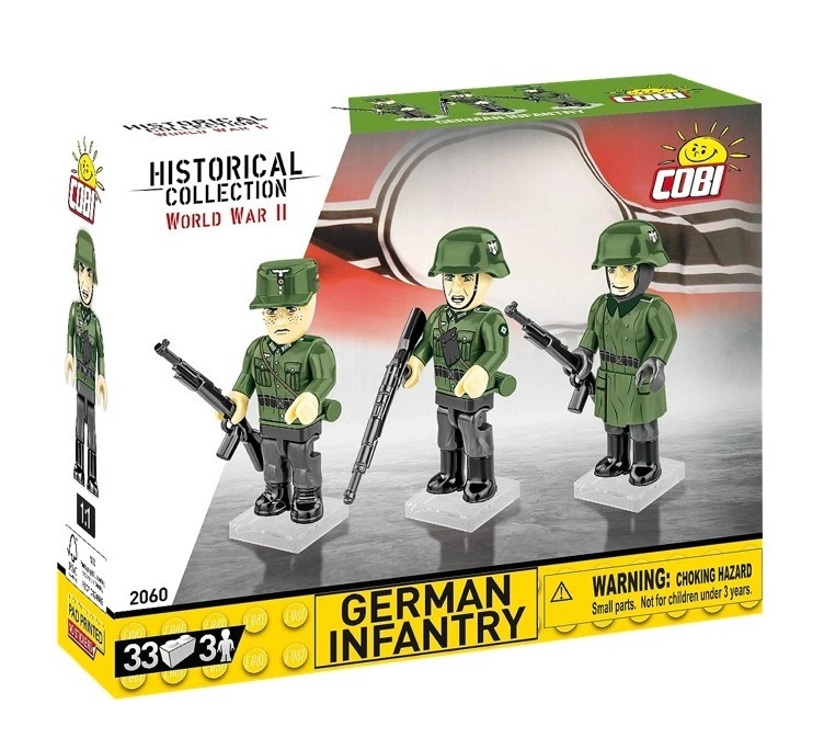 Stavebnice Německá pěchota - Sada 3 figurek