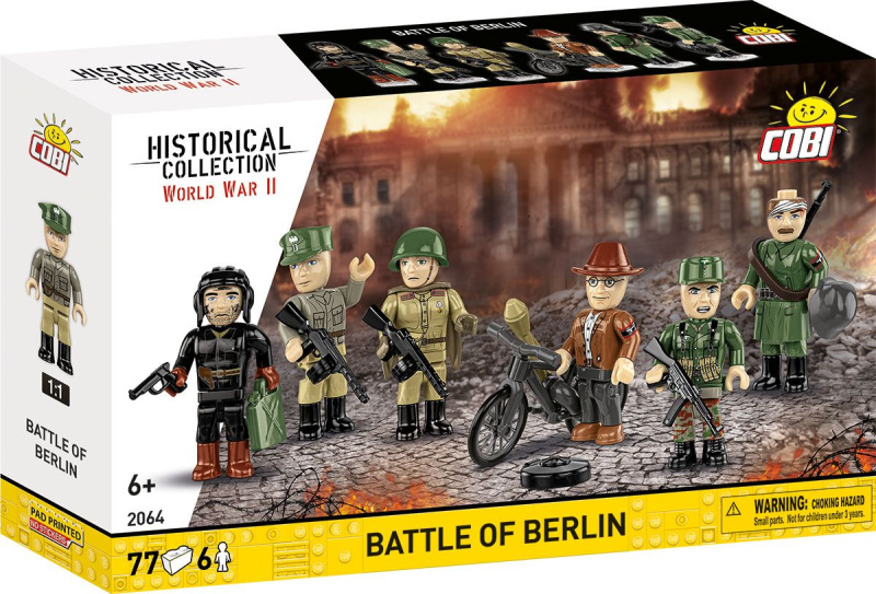 Stavebnice COBI bitva o Berlín (77 dílků, 6 figurek)
