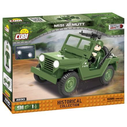Cobi Small Army M151 A1 MUTT, 91 k, 1 f
