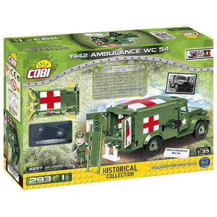 COBI 2257 Small Army 1942 Sanitka WC 54, 1:35, 293 kostek