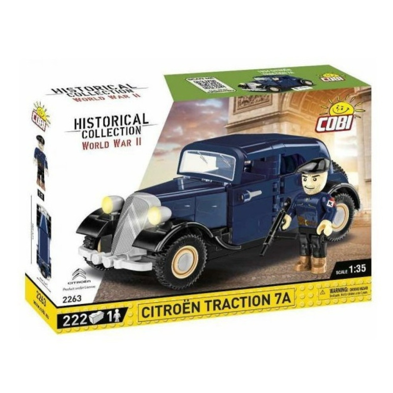 COBI 2263 1934 Citroën Traction 7A, 1:35, 222 k, 1 f