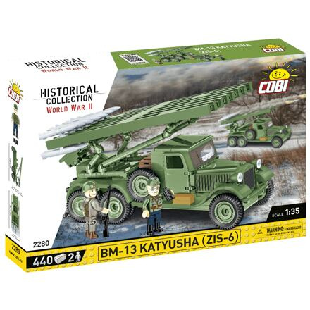 COBI 2280 World War II Ruský raketomet BM-13 KATYUSHA ZIS-6
