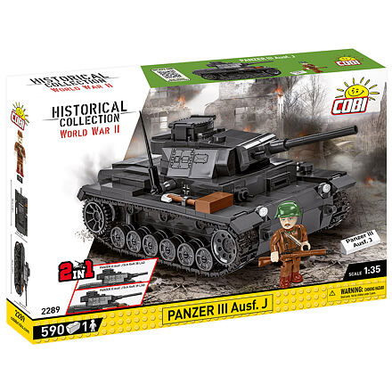 COBI 2289 World War II Německý střední tank Panzer III Pz. KpfW. Ausf. J 1:35