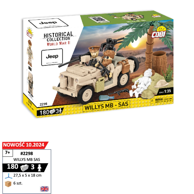 Cobi 2298 Willys MB D-DAY