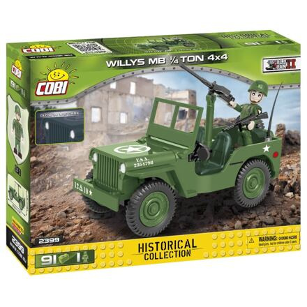 Cobi II WW Willys MB 1/4 t 4x4, 91 k, 1 f