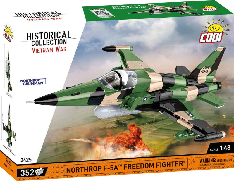 COBI 2425 Vietnam War Northrop F-5A Freedom Fighter, 1:48, 352 kostek