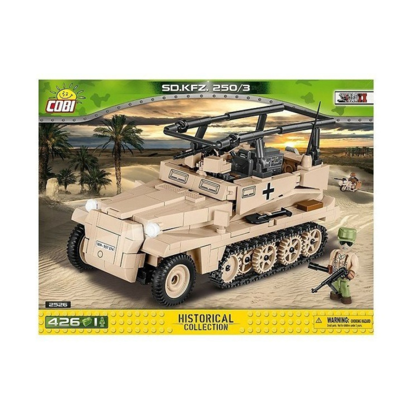 Stavebnice COBI II WW Sd.Kfz 250/3 (DAK) - hra z kategorie Stavebnice