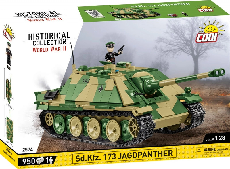 Historická sbírka Druhá světová válka Sd.Kfz.173 Jagdpanther 950 cihel