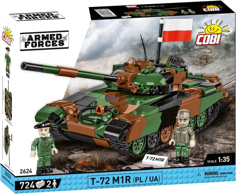 COBI 2624 Armed Forces 1:35 Tank T-72 M1R (PL/UA)