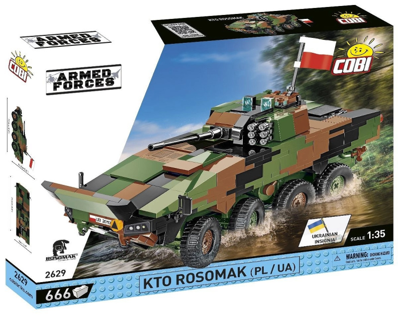 COBI 2629 Polský kolový obrněný transportér KTO Rosomak