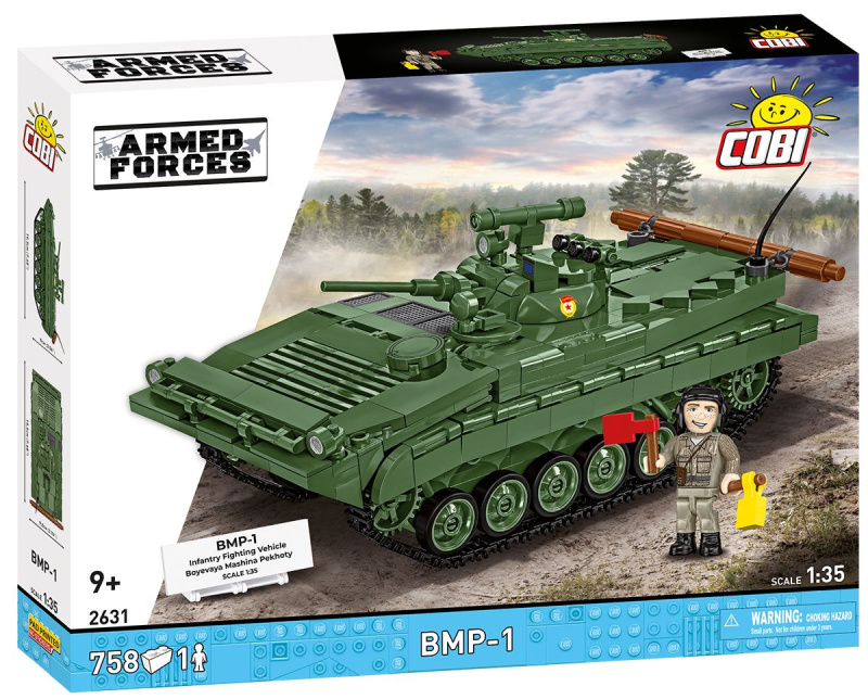 Cobi 2631 armed forces bmp-1, 1:35, 758 k, 1 f