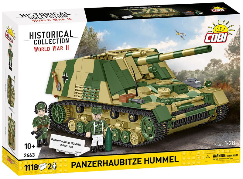 Cobi 2663 ii ww panzerhaubitze hummel, 1:28