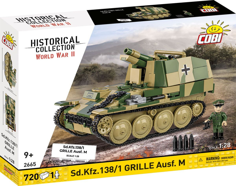 Cobi 2665 ii ww sd.kfz. 138/1 grille ausf. m, 1:28