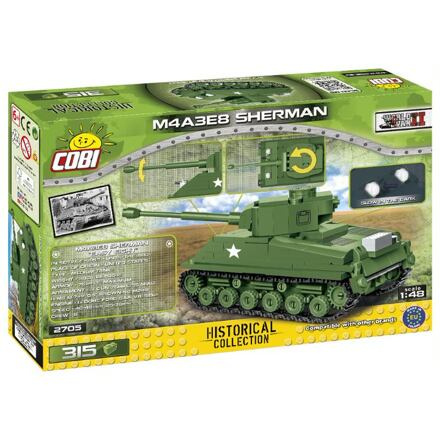 II WW Sherman M4A3E8 Easy Eight, 1:48, 315 k