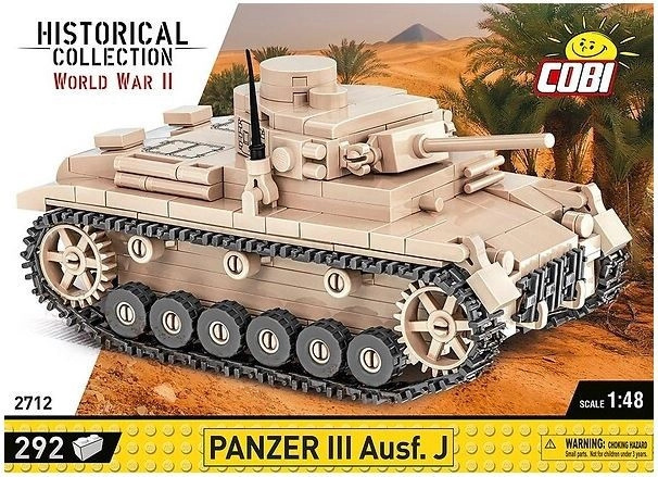 COBI 2712 německý tank PzKpfw III AUSF J