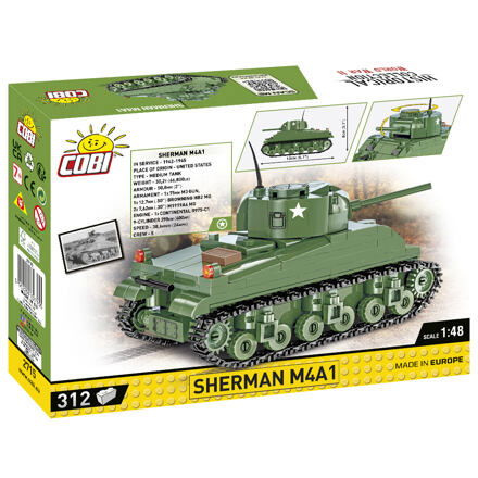 COBI 2715 II WW Sherman M4A1, 1:48, 312 k