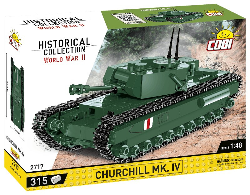 COBI 2717 World War II Britský pěchotní tank A22 CHURCHILL Mk. IV