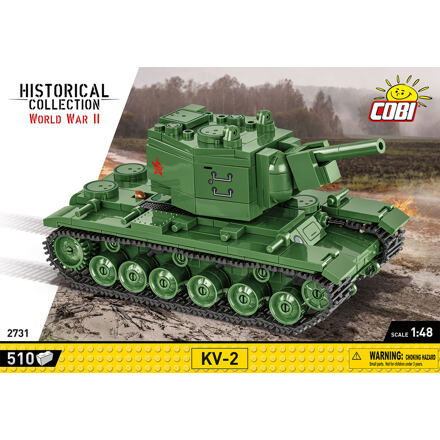 Historická sbírka WW2 těžký tank KV-2