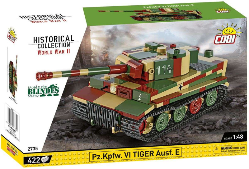 Model tanku Pz.Kpfw. VI Tiger Ausf. E 1:48