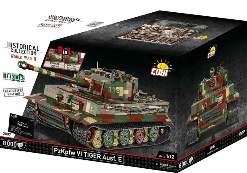 Cobi 2807 pzkpfw vi tiger  ausf. e, 1:12, 8000 k, executive edition