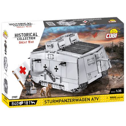 Great War Sturmpanzerwagen A7V, 1:35, 840 k, 2 f