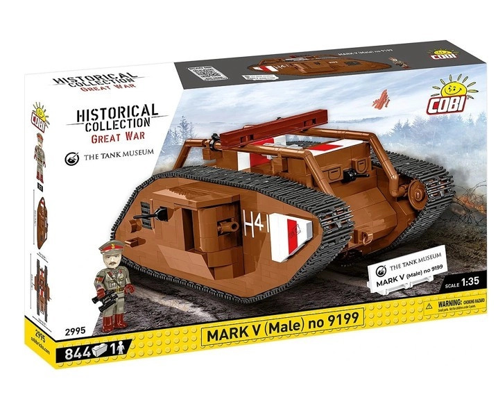 COBI Mark V (Male) tank 1:35 stavebnice 844 dílků