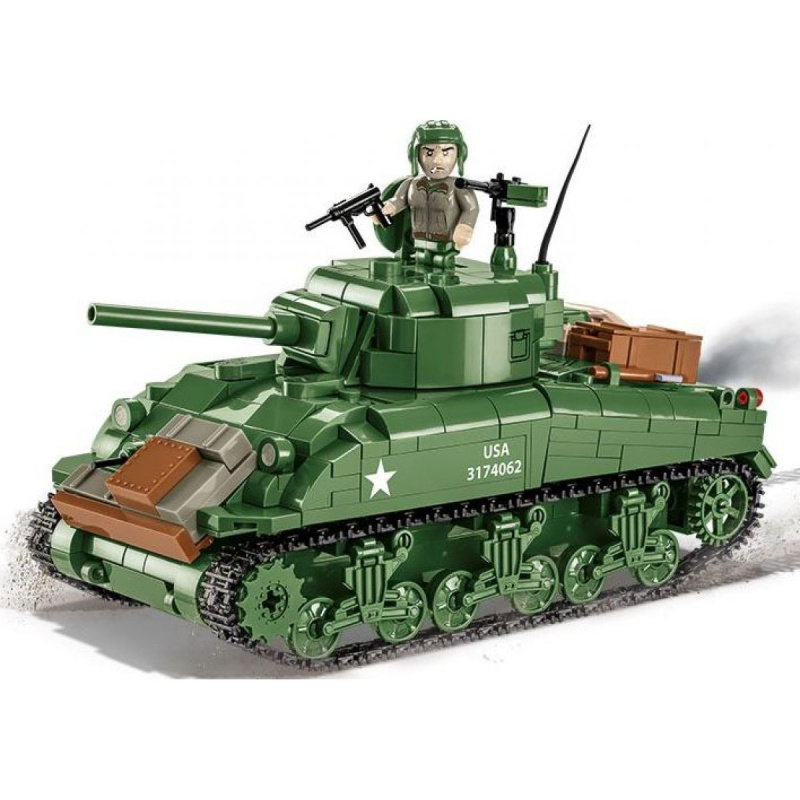 COBI 3044 Company of Heroes 3 Americký střední tank Sherman M4A1