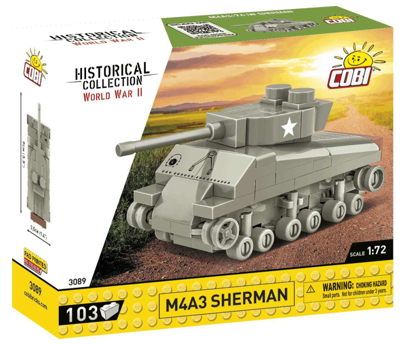 COBI 3089 tank Sherman M4A1