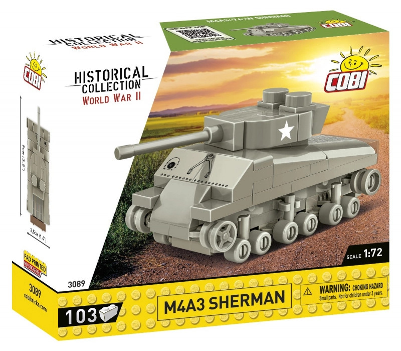 COBI 3089 tank Sherman M4A1