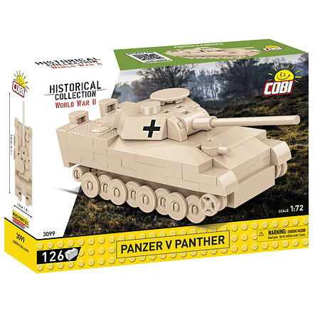 COBI 3099 II WW Panzer V Panther, 1:72, 126 k