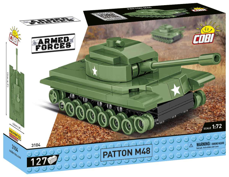 COBI 3104 Mini tank M48 Patton