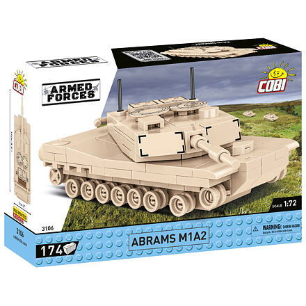 COBI 3106 Armed Forces Abrams M1A2, 1:72, 174 k