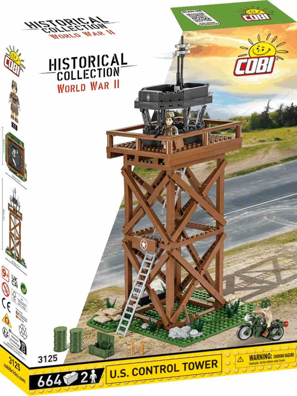 Cobi 3125 World War II Americká kontrolní věž 1:35