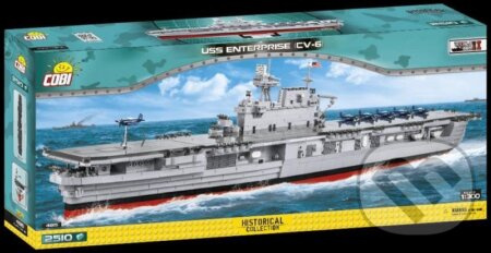 AMERICKÁ LETADLOVÁ LOĎ Enterprise CV-6, 1:300, 2510 k