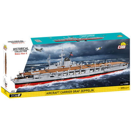 COBI 4826 II WW Letadlová loď Graf Zeppelin, 1:300, 3135 k