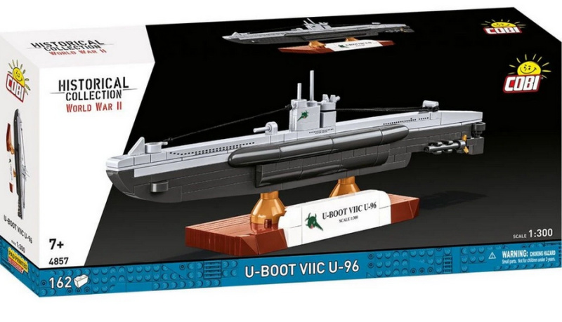 Stavebnice ponorky U-BOOT VIIC U-96 1:300 (162 dílků)