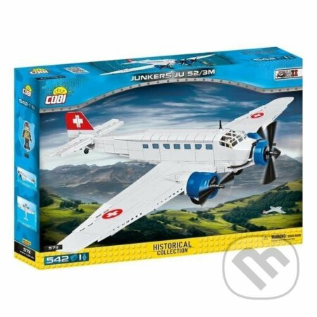 Stavebnice COBI II WW Junkers JU 52/3M - hra z kategorie Stavebnice