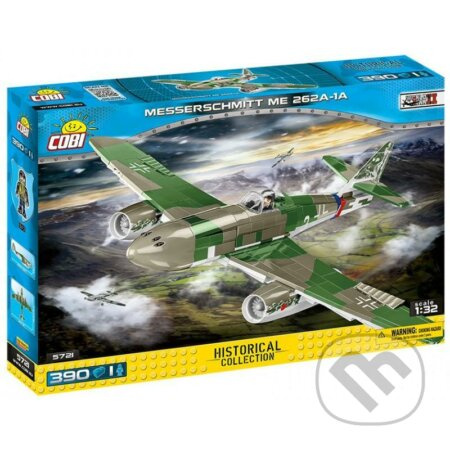 COBI 5721 II WW Messerschmitt ME 262A-1A, 1:32, 390 k, 1 f