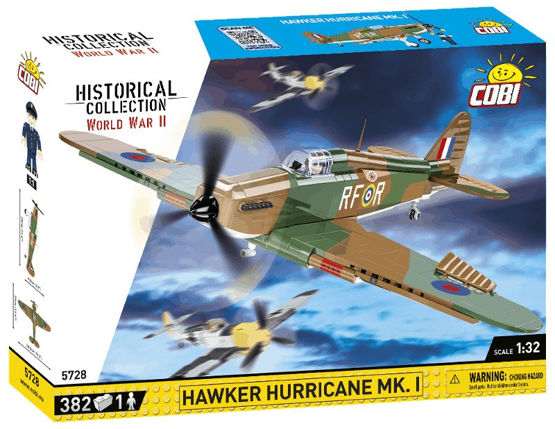 II WW Hawker Hurrican Mk. I, 1:32, 382 k, 1 f