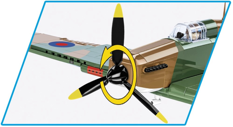 II WW Hawker Hurrican Mk. I, 1:32, 382 k, 1 f