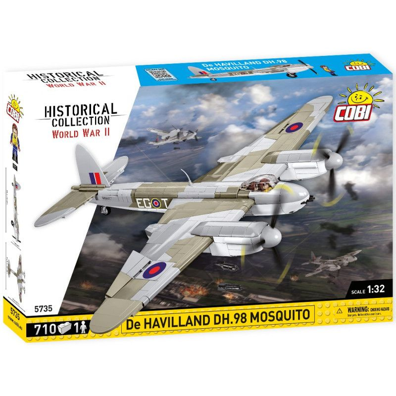 COBI 5735 II WW De Havilland DH.98 Mosquito, 1:32, 710 k, 1 f