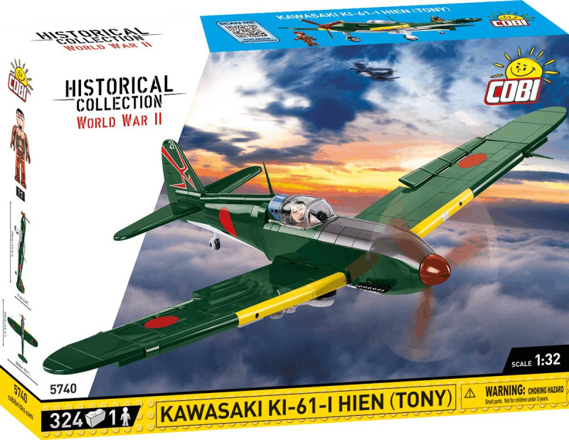 COBI 5740 II WW Kawasaki KI-61 I HIEN (Tony), 1:32, 350 k, 1 f