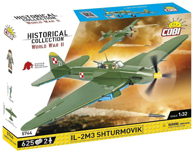 Historická sbírka WWI IL-2M3 Shturmovik 625 cihel