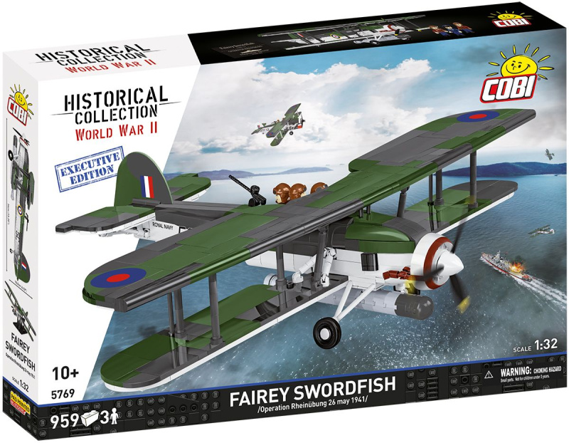 COBI stavebnice fairey swordfish executive edition – 959 dílků