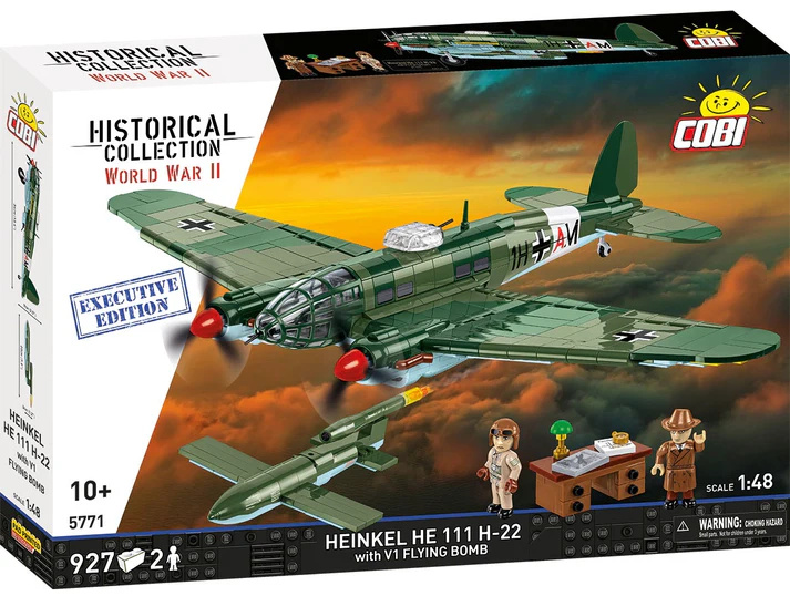 Cobi 5771 ii ww heinkel he 111 h-22 s v1 (fieseler fi 103), 1:48, 840 k, 2 f